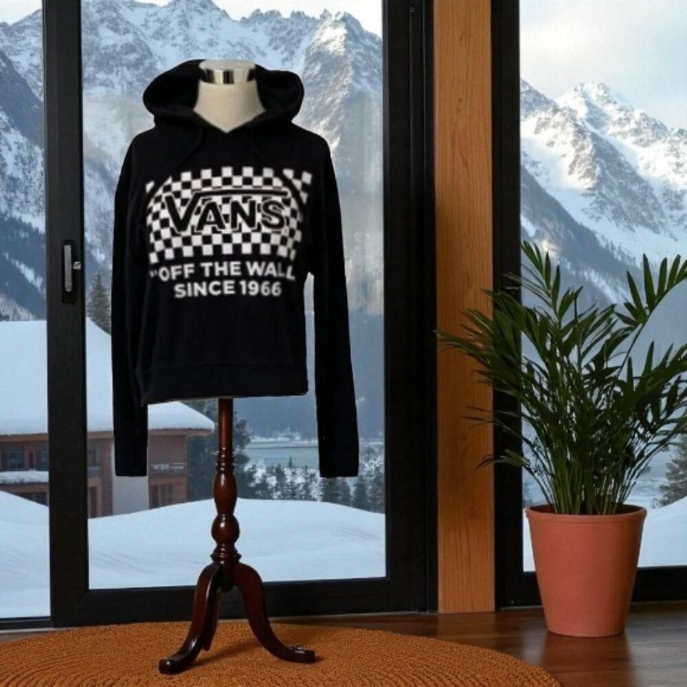 Vans Off the Wall Since 1966 Cropped Hoodie